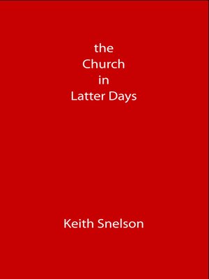 cover image of The Church in Latter Days